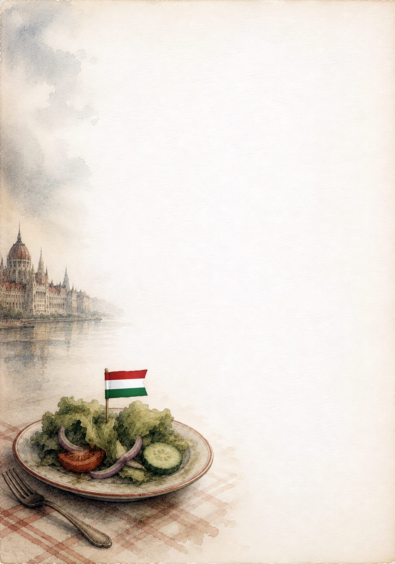 Hungary — The Extremely Bad Salad Experience illustration