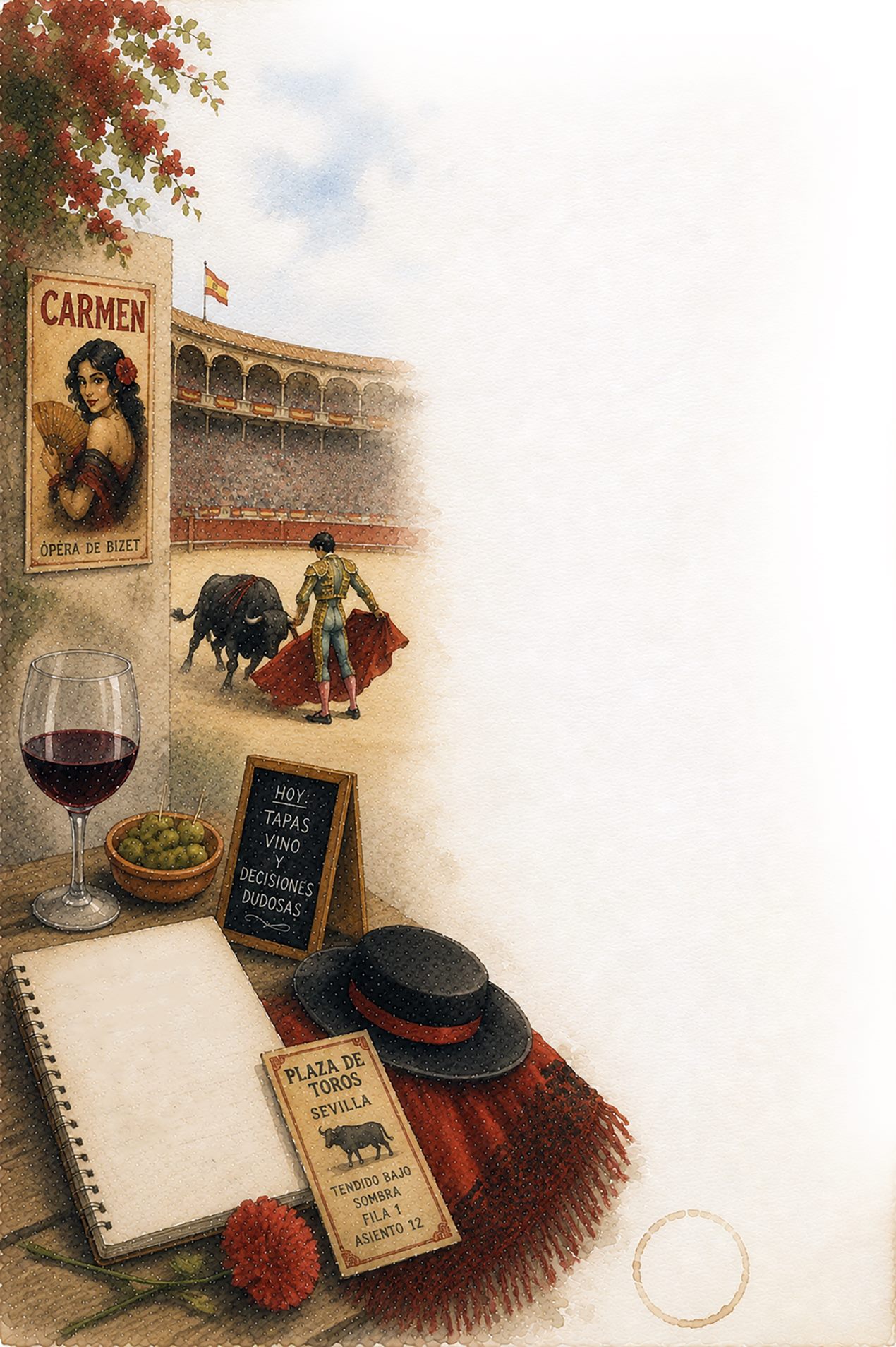 Spain (Carmen) — The Bullfighter Situation illustration