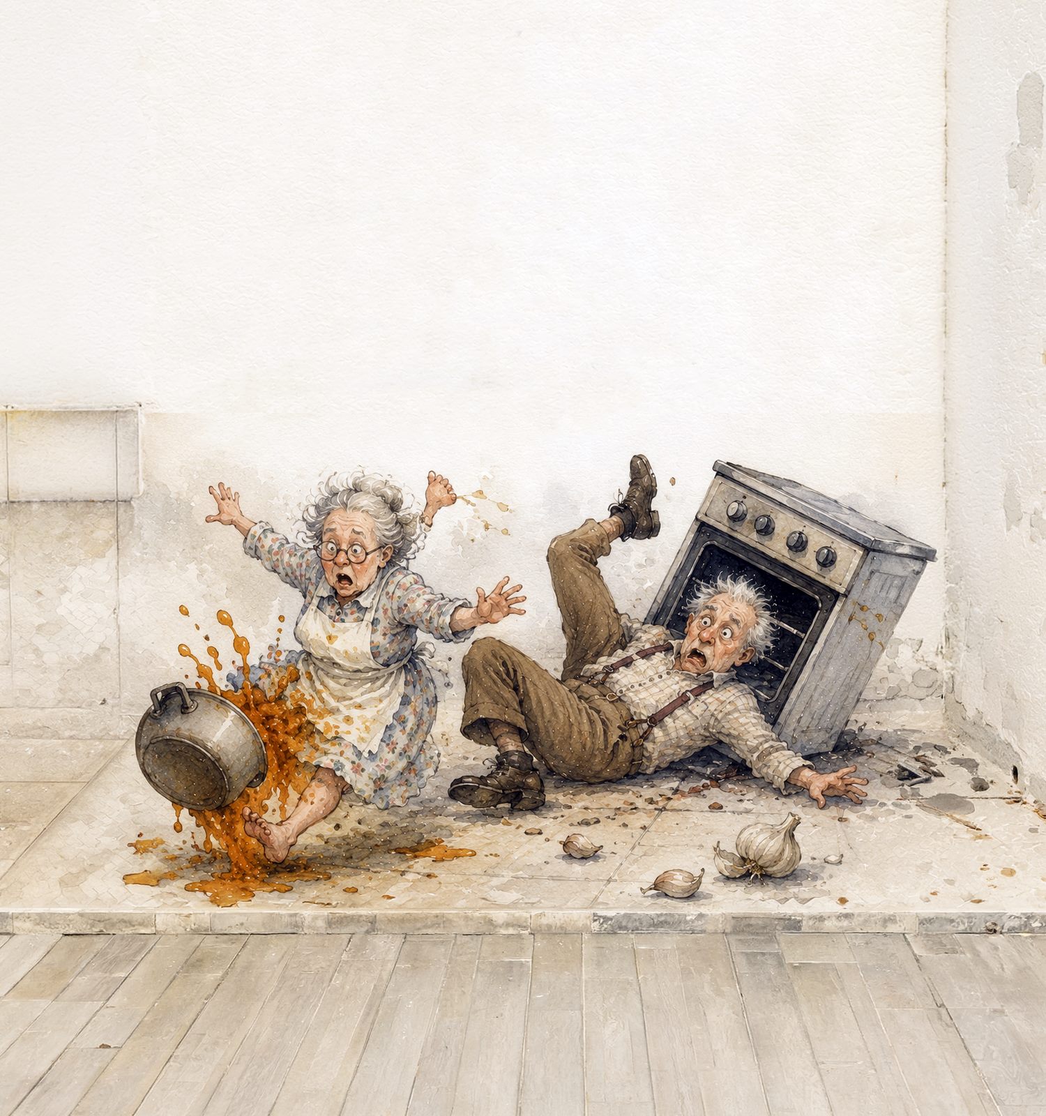 Ode to the elder years (Audrey?) illustration