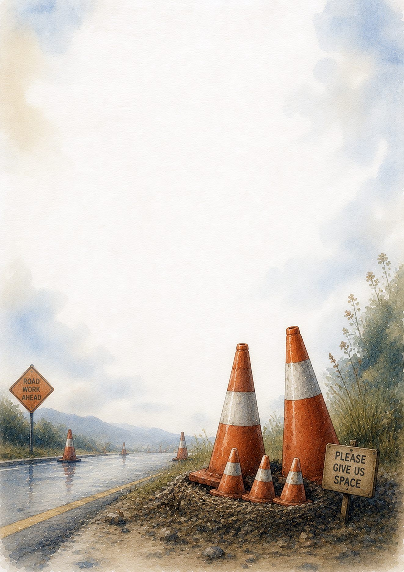 On the Breeding Habits of the Road Cone illustration